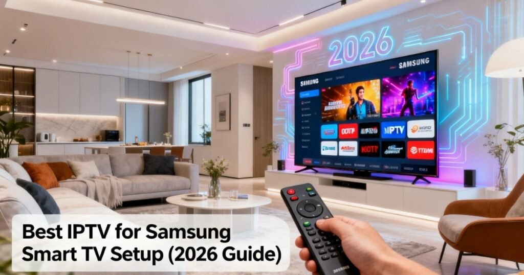 Best IPTV for Samsung Smart TV Setup (2026 Guide)
