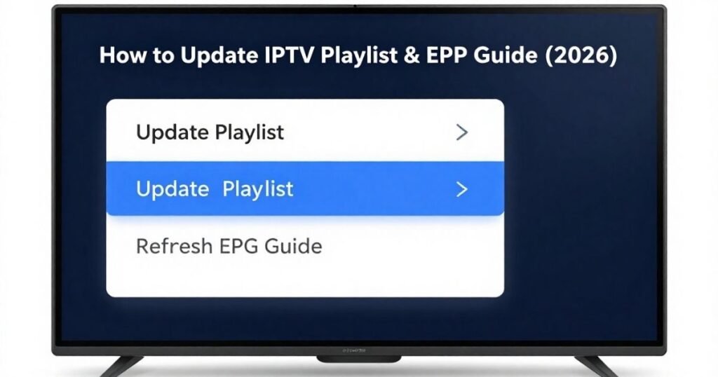How to Update IPTV Playlist and EPG Guide (2026)